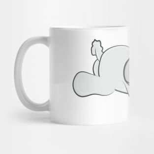 cute baby rhino Mug